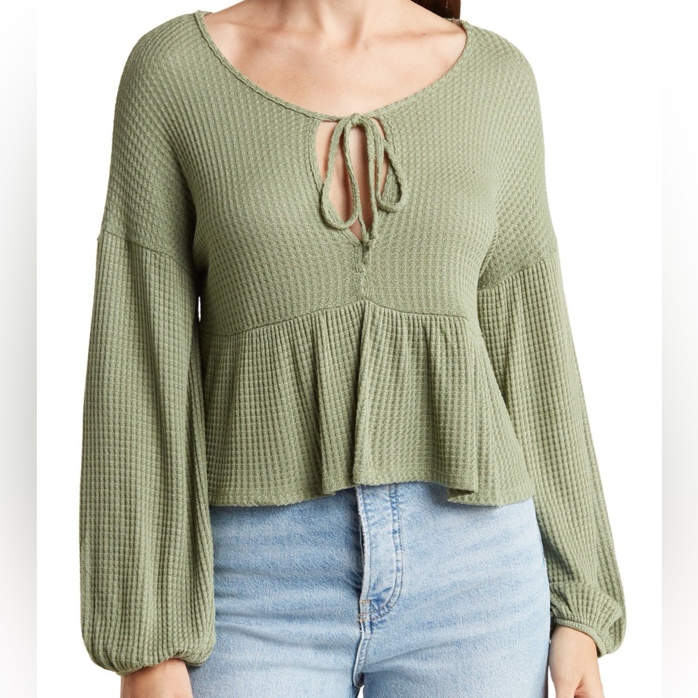 Lush Sage Green Blouse, Medium, NWOT